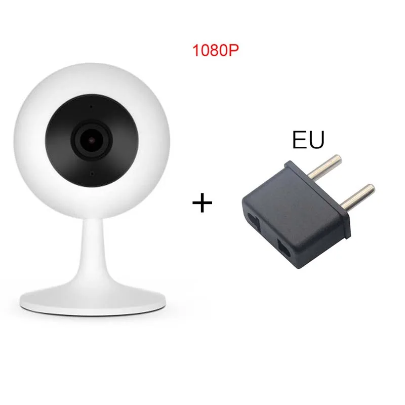 Add EU Adapter Xiaomi Smart camera популярная версия 1080P Новая версия HD беспроводная Wifi инфракрасная камера ночного видения 100,4 градусов IP домашняя камера - Цветной: Add EU Adapter
