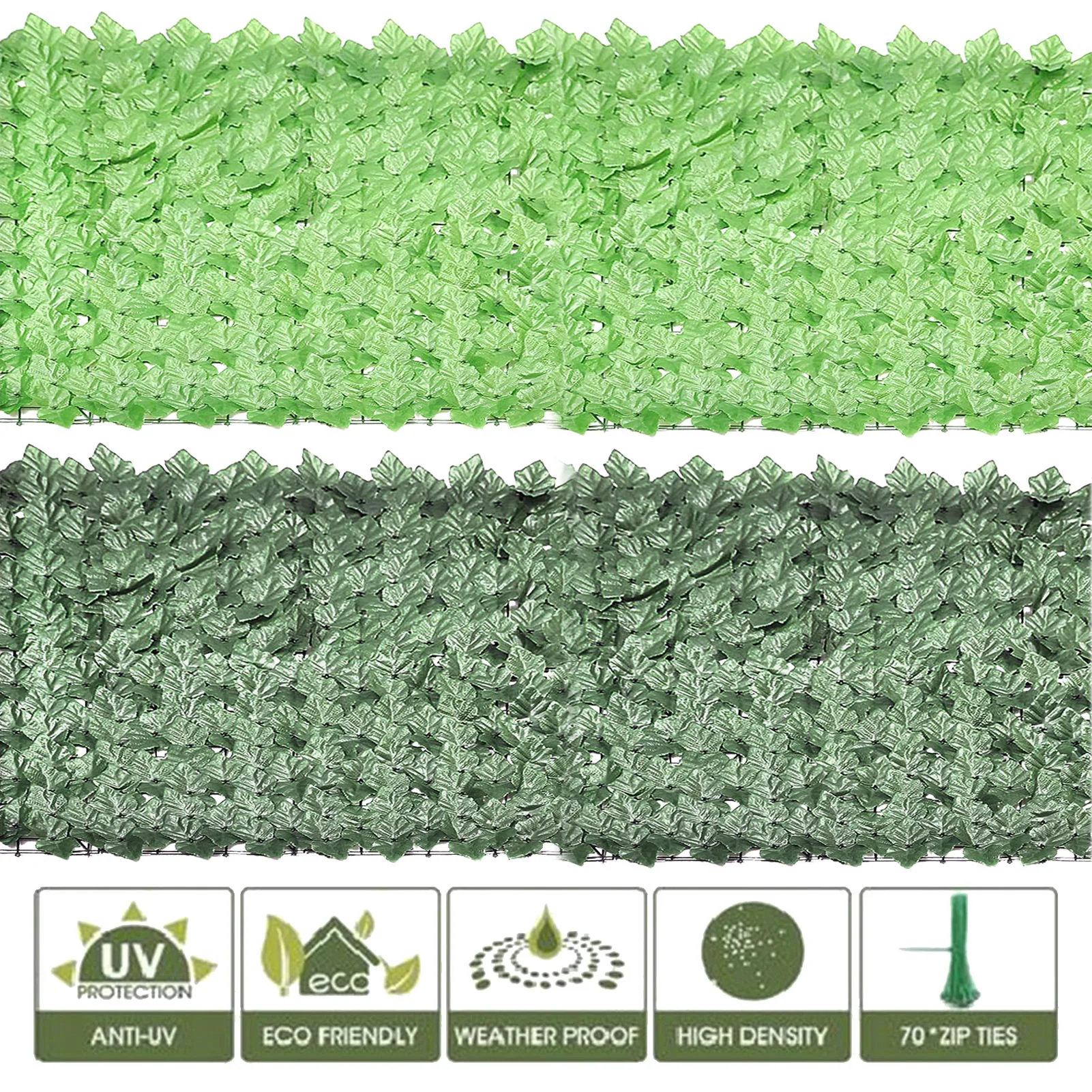 

0.5x3M Artificial Green Leaf Fence Roll UV Protection Ivy Privacy Garden Fence Backyard Rattan Plants Wall For Home Garden Decor