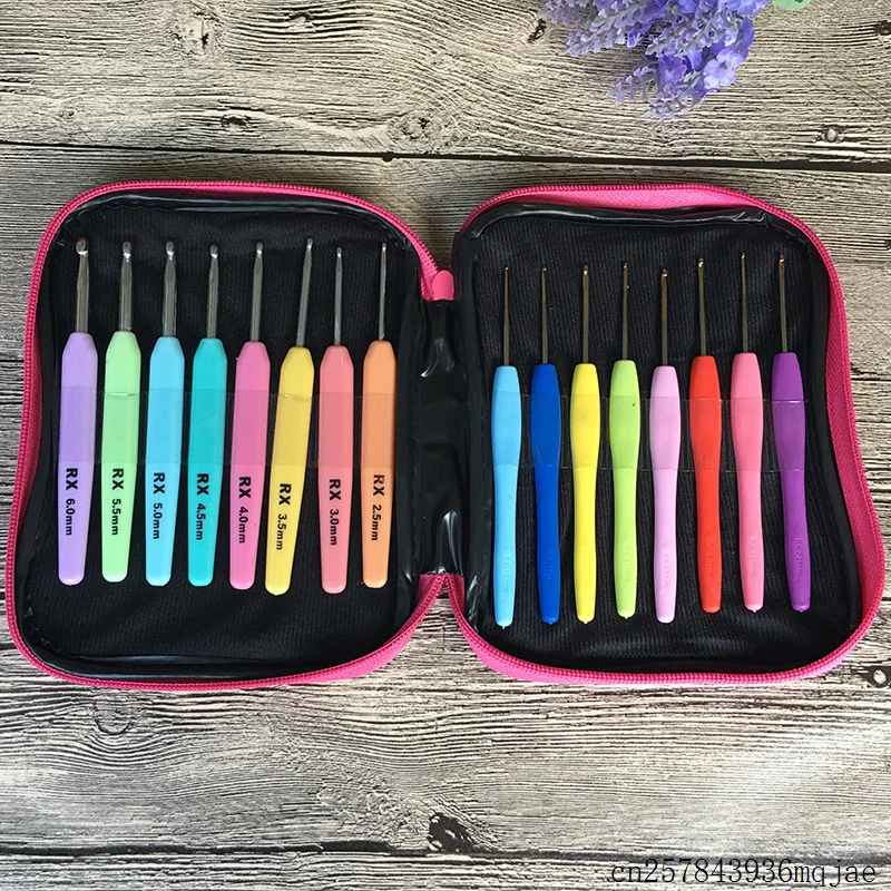 10 комплектов 16 шт./компл. набор для шитья крючком Крючки спицы плетение пряжа