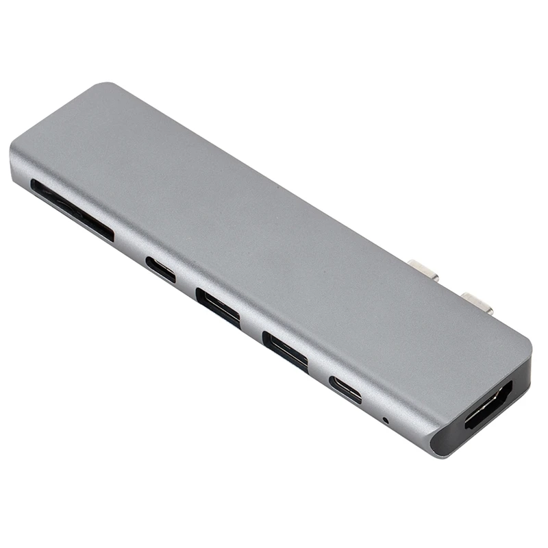 USB 3 1 Type C концентратор к HDMI адаптеру 4K Thunderbolt с концентратором 0 TF SD слот для чтения