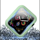 Мягкий силиконовый чехол для Apple Watch 40 мм 44 мм 42 мм 38 мм, защитный чехол, бампер для iWatch 6 SE 5 4 3 2 1, аксессуары