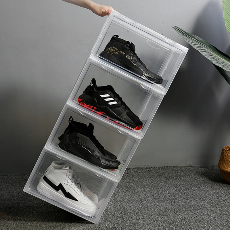 Новый прилив обувную коробку обувь женщина сапоги на высоком каблуке Пластик