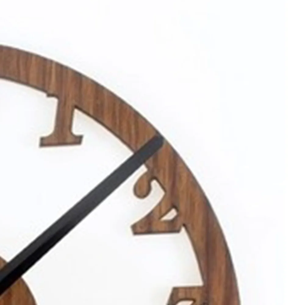 Creative Wooden Wall Clocks Simple Digital Circle DIY Clock Vintage Shop Hanging Watch European Home Deco | Дом и сад