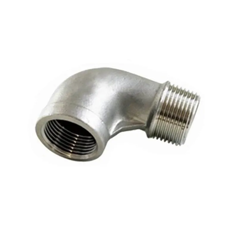 

BSPT 1/2" DN15 Stainless Steel SS304 Female-Male Fuel Street Elbow Threaded Pipe Fittings For Water Gas Oil