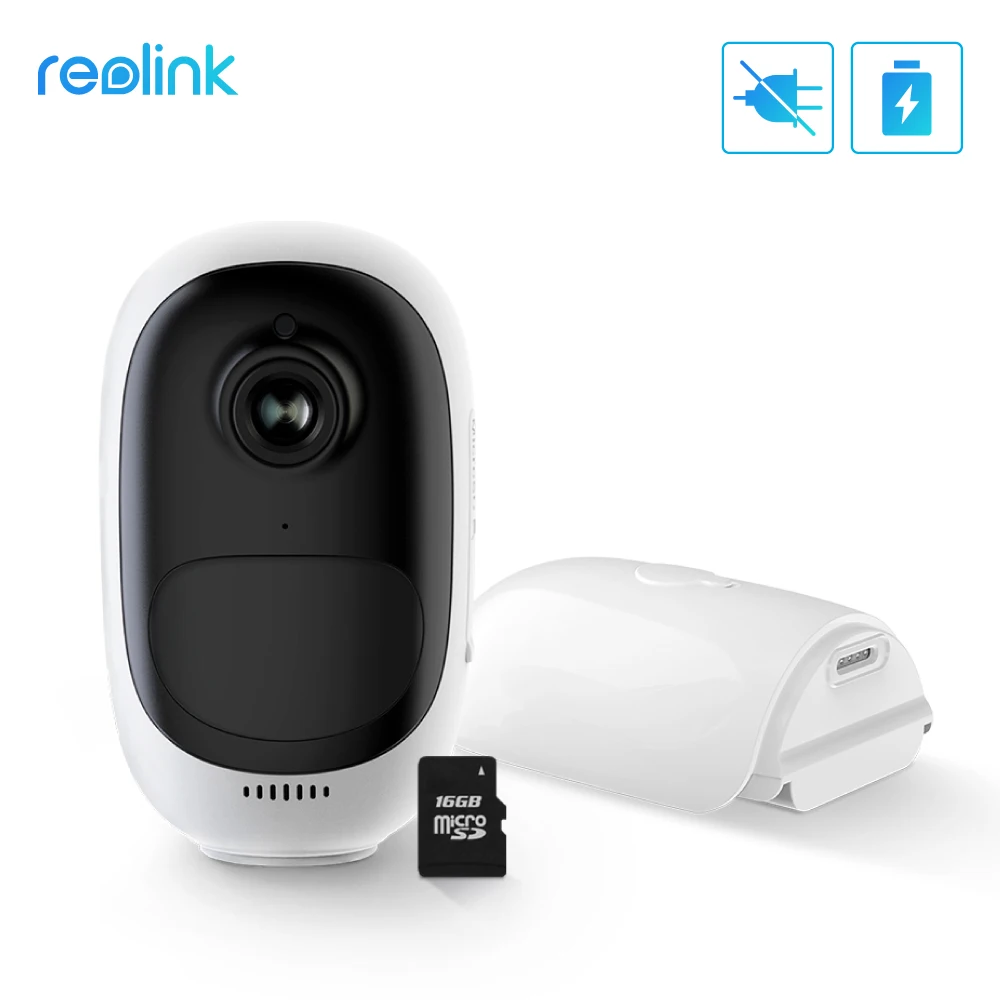Reolink Argus Pro и 16 Гб Micro SD карта WiFi перезаряжаемый аккумулятор для камеры питание Full HD