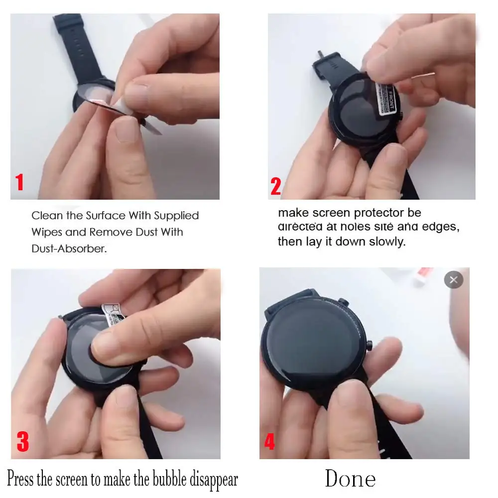 Закаленное стекло для HUAWEI watch GT 2 Защита экрана 42/46 мм полимер полная защитная