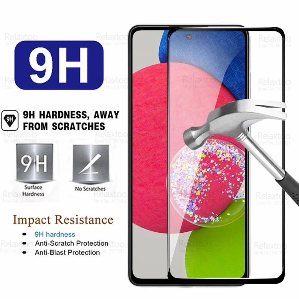 2pcs protective glass for samsung galaxy a52s screen protector sumsung a 52s a52 52 s a528b a526b 5g 9d cover tempered glas film free global shipping