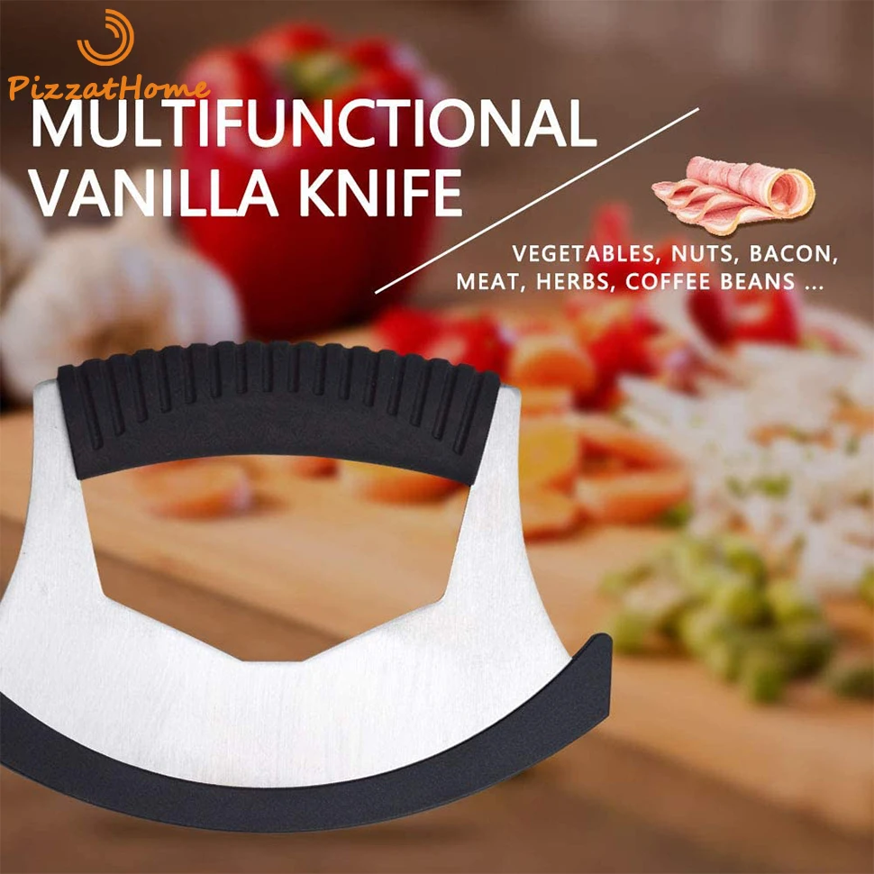 Нож измельчитель для салата PizzAtHome с одной рукой овощей резак пиццы ролик крышкой