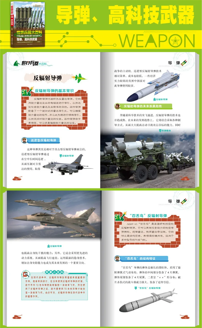 4 книги мир оружия энциклопедия военное оружие дети книга для чтения|Наука и