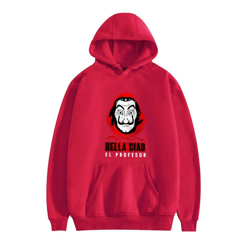 

Plus Size Pullovers Hoodies La Casa De Papel Autumn Spring Cute Women Sweatshirt And Hoody Ladies House of Paper Casual Hooded