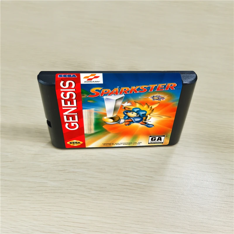 Sparkster 16 битный MD игровой Картридж для консоли MegaDrive Genesis|game cartridge bits|cartridge bitcartridge game