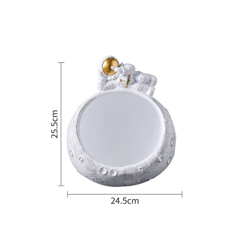 

Nordic Home Statue Astronaut Candy Storage Sculpture Living Room Desktop Decor Cosmonaut Figurine Office Figure Miniature Crafts