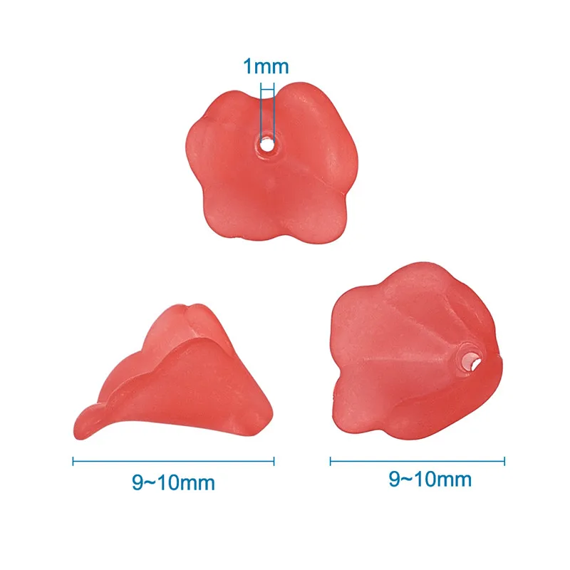 Матовые акриловые бусины для изготовления ювелирных изделий сделай сам