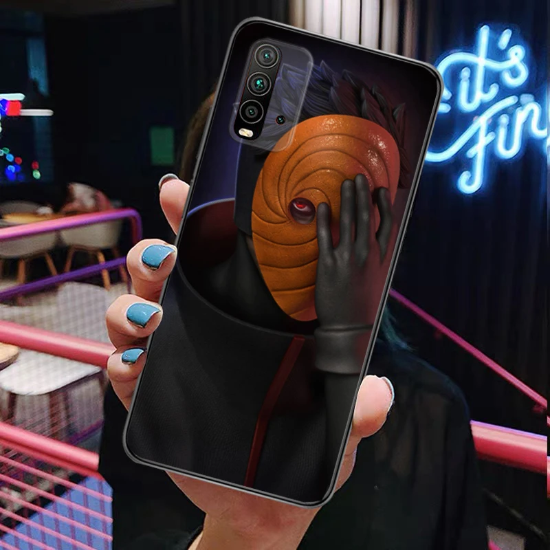 

N-Naruto Kakashi Sasuked Gaara Painting Phone Case Redmi 9 9 Pro 9T 9A 9C Redmi Note 9 9S Pro Max Matte Cover Full Protection