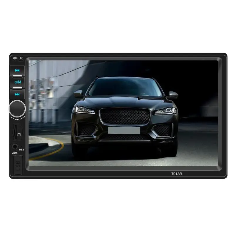 SWM 7018B 2DIN 7 дюймов экран Bluetooth автомобильный стерео Мультимедийный плеер AUX USB TF FM
