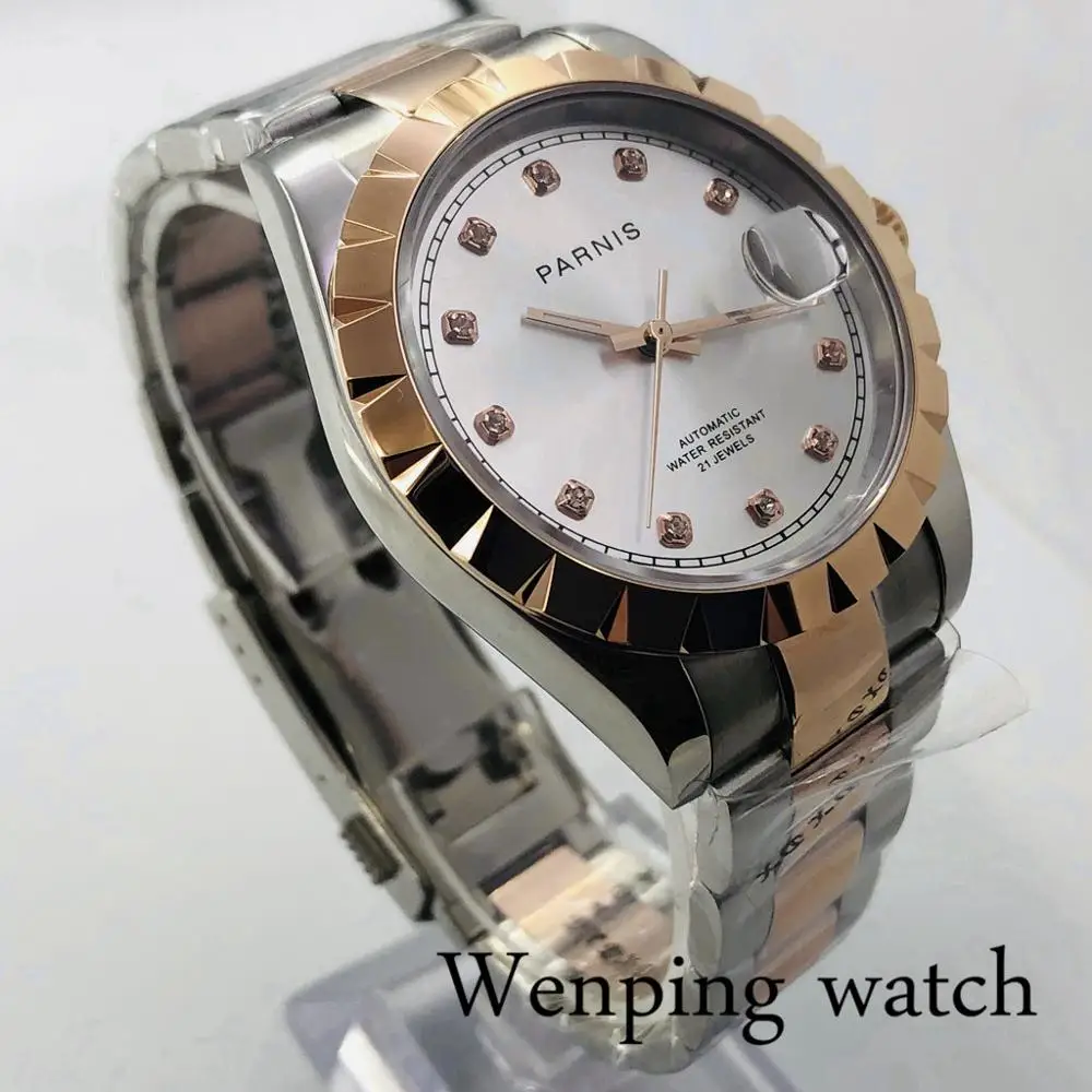 Мужские автоматические часы с сапфировым стеклом 39 мм | Наручные