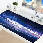 Большой коврик для мыши с облаками, резиновый коврик для скоростной клавиатуры, игровой коврик для мыши для игрового плеера, аксессуаров для настольных ПК, компьютера, ноутбука