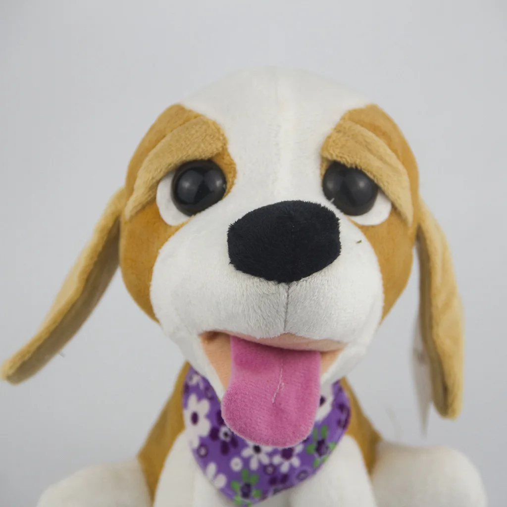 Электрические плюшевые игрушки креативная кукла собака лабрадор забавные