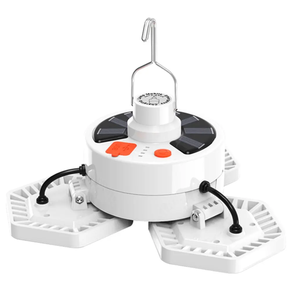 

LED Garage Light Motion Sensor Deformable Ceiling Light For Home Warehouse Workshop Folding 3-Leaf Deformation Lamp