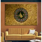 Аллах исламский арабский дневной живопись мусульманские постеры и принты религиозные стихи Коран настенные картины декор мечети