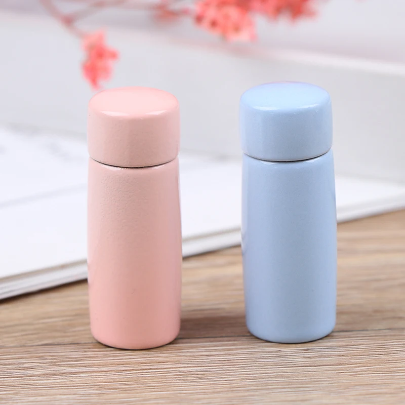 

1:12 Dollhouse Miniature Thermos Cups Miniature Food Play Scene Doll House Accessories Thermo Water Cup Doll House Decoration