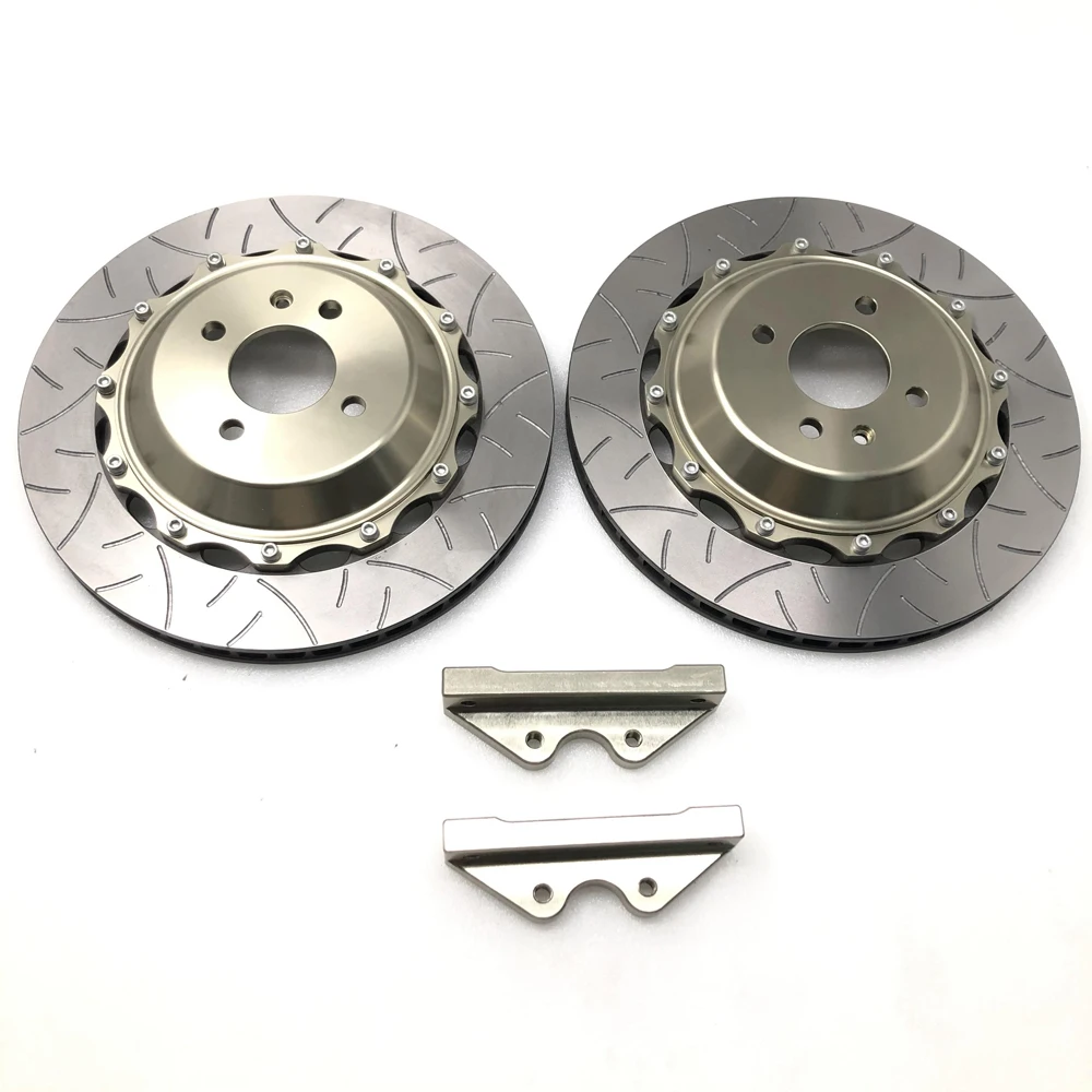 Набор тормозных дисков 355*32 мм с ленты сплава центр Шапки и кронштейны для Порше