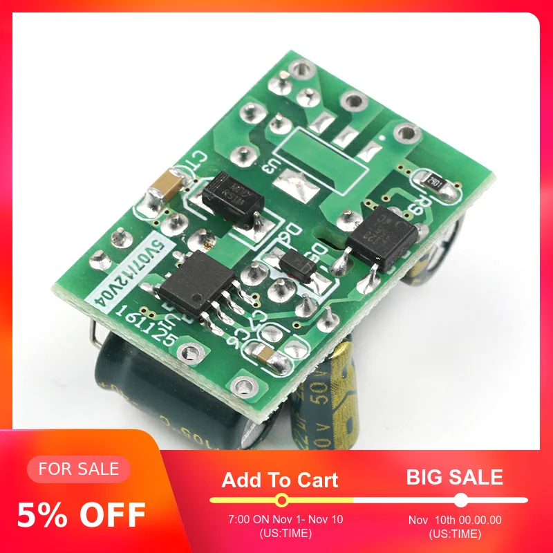 5V 700mA (3 5 W) 12V 400mA 5W изолированный переключатель модуль питания для Arduino AC DC