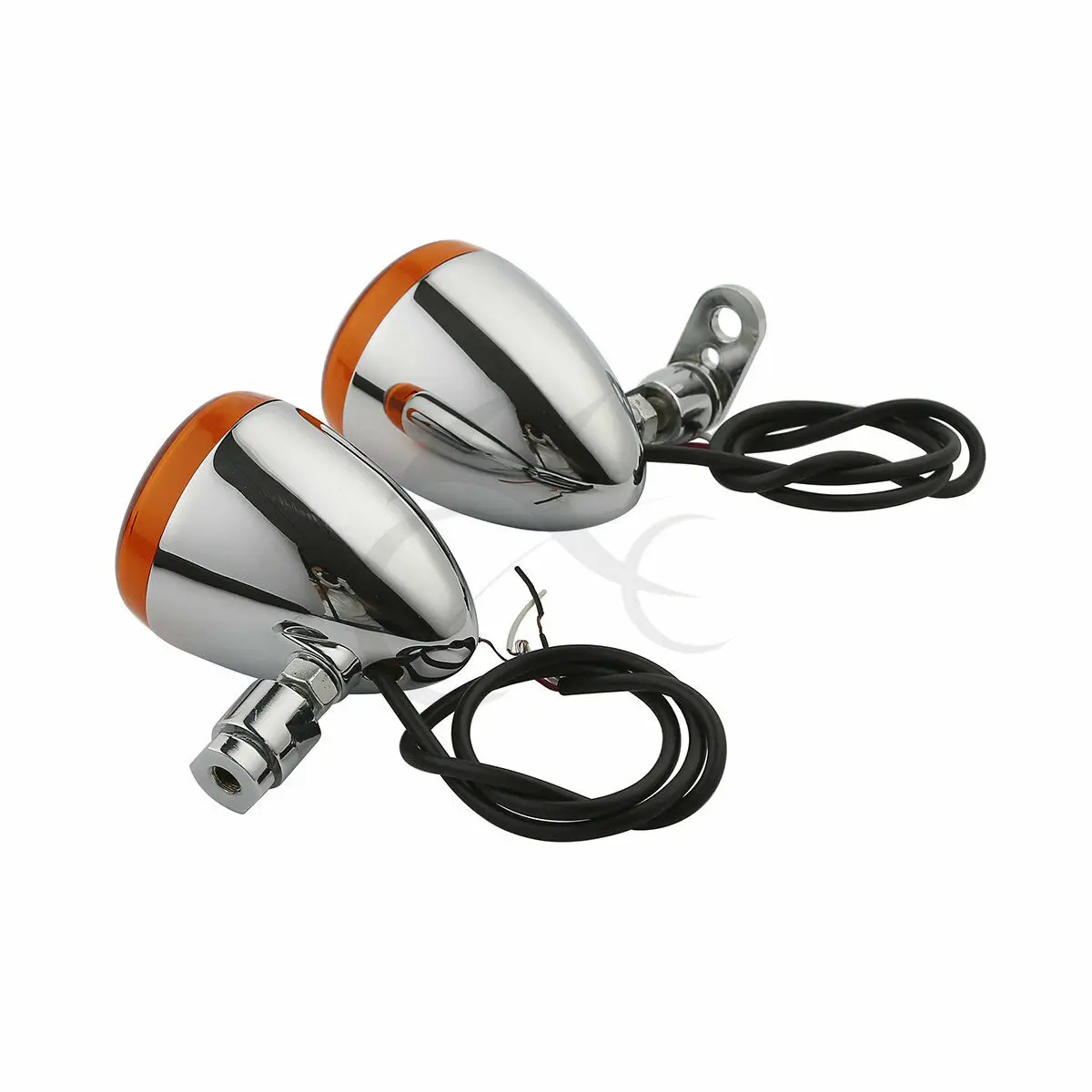 Мотоциклетные поворотники и кронштейн хром для Harley Dyna Wide Super Glide Fat Bob FXDF FXDB FXDWG FXD |