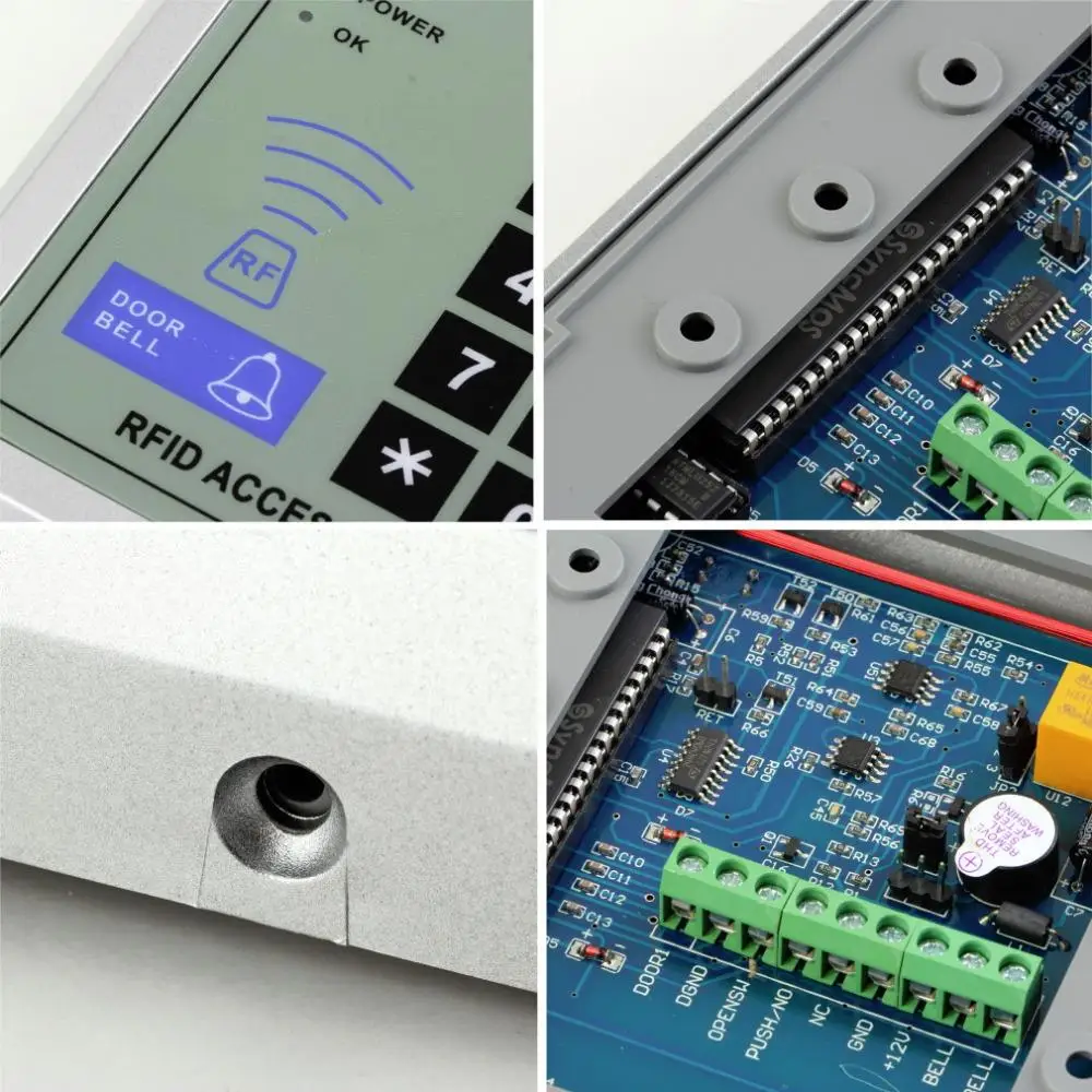 Замок для входной двери система контроля доступа с 10 брелками горячая распродажа