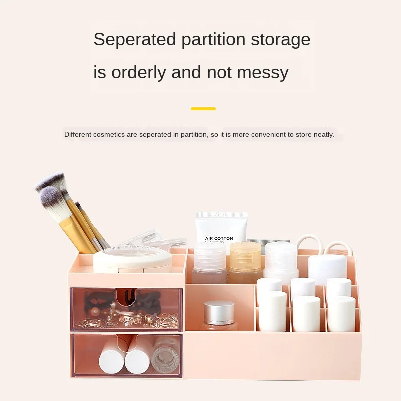 Креативный Настольный ящик для хранения косметики пылезащитная стойка губной