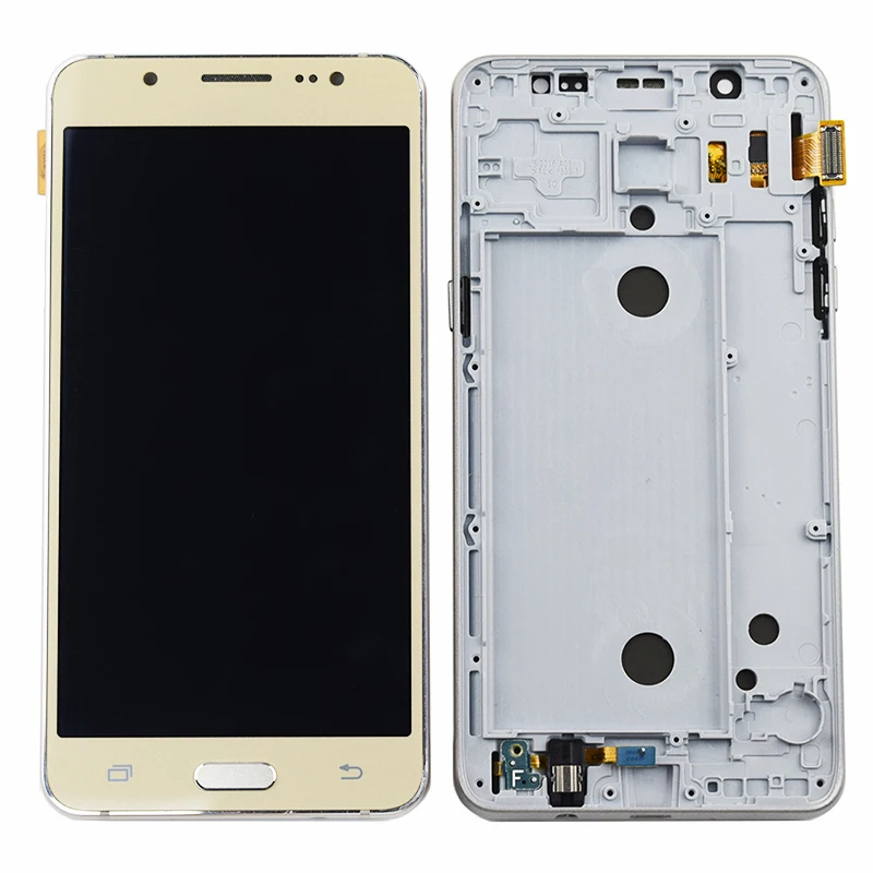 Для samsung Galaxy J5 ЖК-дисплей SM-J510F J510G J510Y J510M J510 J510FN ЖК-дисплей Дисплей кодирующий преобразователь сенсорного экрана в сборе с рамкой