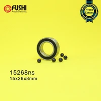 15268 hybrid ceramic bearing 15x26x8mm abec 1 1pc bicycle bottom hub brackets spares mr15268 si3n4 ball bearings 15268 2rs
