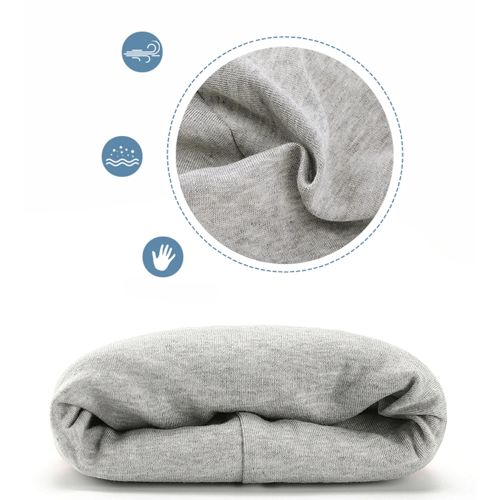 Новая детская шапка милая теплая уличная вязаная на утином пуху осень и зиму