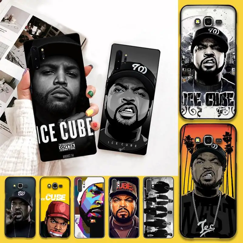Американский поп Рэппер ледяной куб чехол для телефона Samsung Note 7 8 9 10 pro Galaxy J7 J8 J6 Plus
