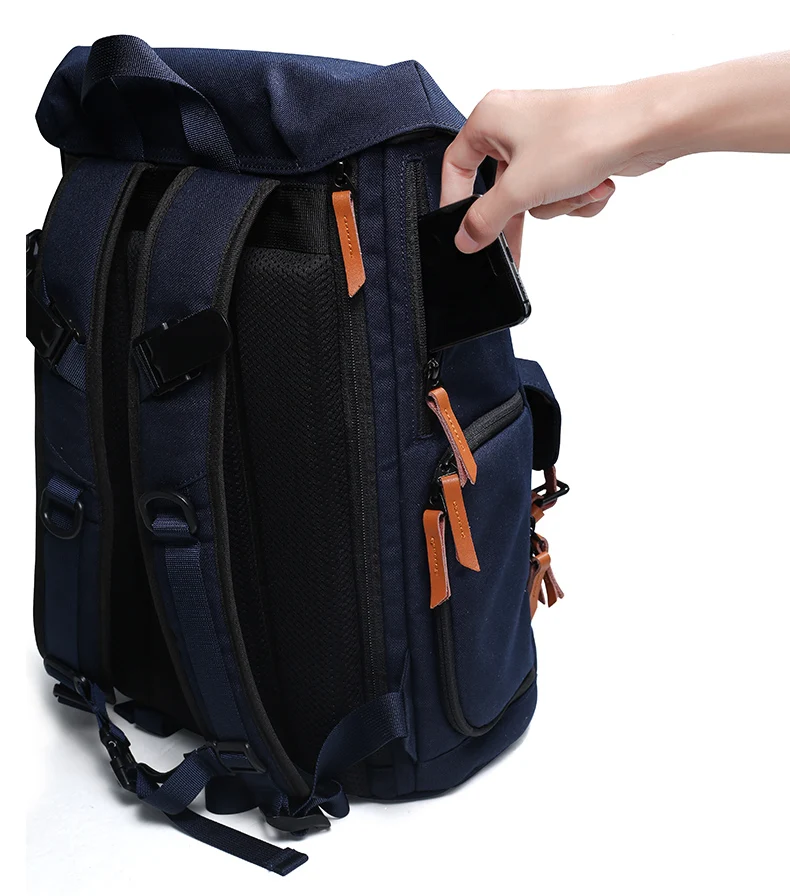 Leather retro micro single Camera bag shoulder large capacity digital SLR bag TUBU 6033 casual portable backpack