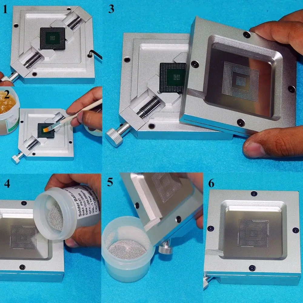 27 шт. универсальные стальные сетчатые пластины BGA для ремонта | Инструменты