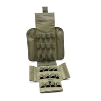 hot tactical useful 25 round 12 gauge shells shotgun reload mag magazine pouch bag