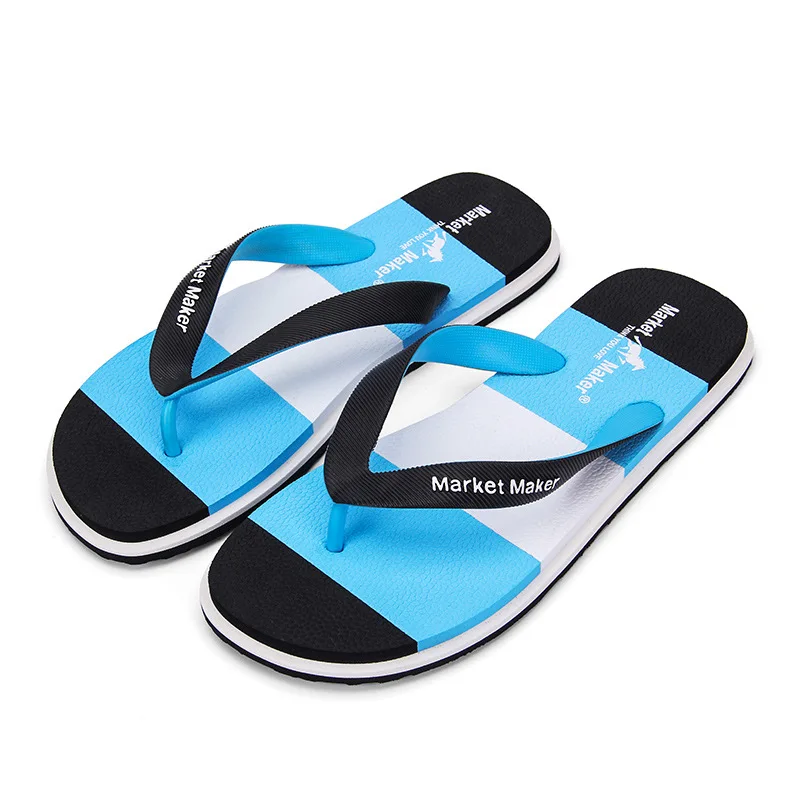 

Men Beach Slippers 2021 Summer New Flip-flop Outdoor Casual Slipper Anti-slip Flip Flop Comfortable Beach Sandals Rubber Outsole