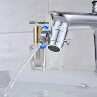 wide angle durable tooth brushing faucet aerator anti corrosion splash faucet anti splash kitchen tool