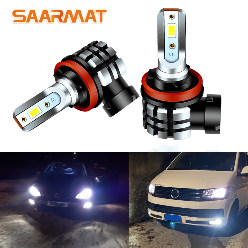 

2pcs High quality Canbus White Car LED front fog lamp fog light for VW for Golf 7 MK7 VII 2015 2016 2017 2018 White yellow 12V