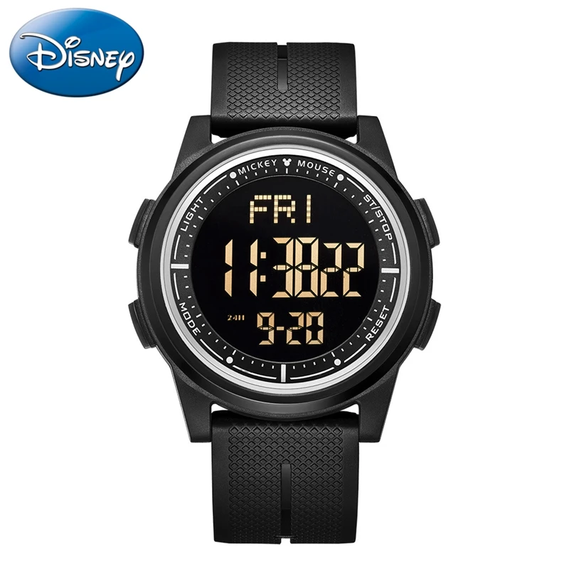 Child LED Digital Watch Rubber 5ATM Waterproof Children Electronic Watches Mickey Mouse Students Sport Teen Clocks Boy Gift New