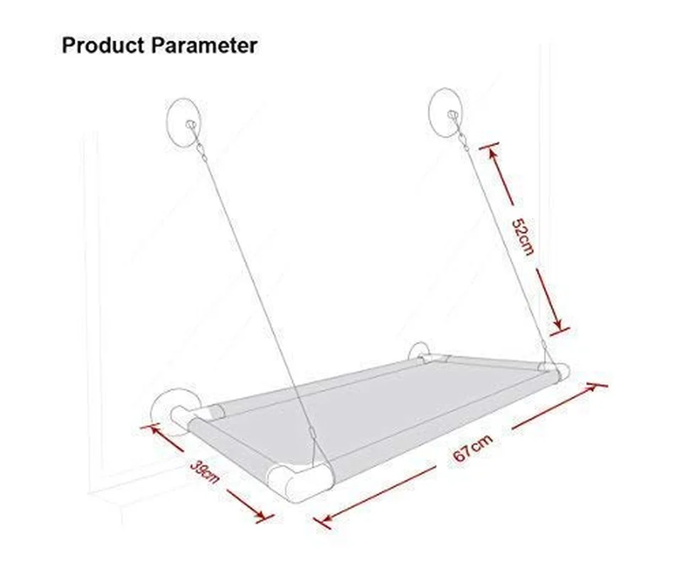 Присоска для окон и кошек 1/2 слоев до 50 фунтов|Кровати подстилки кошек| |