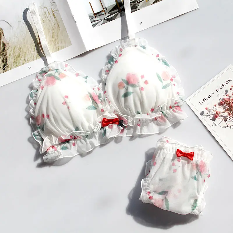 Сексуальное японское нижнее белье в стиле &quotЛолита&quot комплект нижнего белья