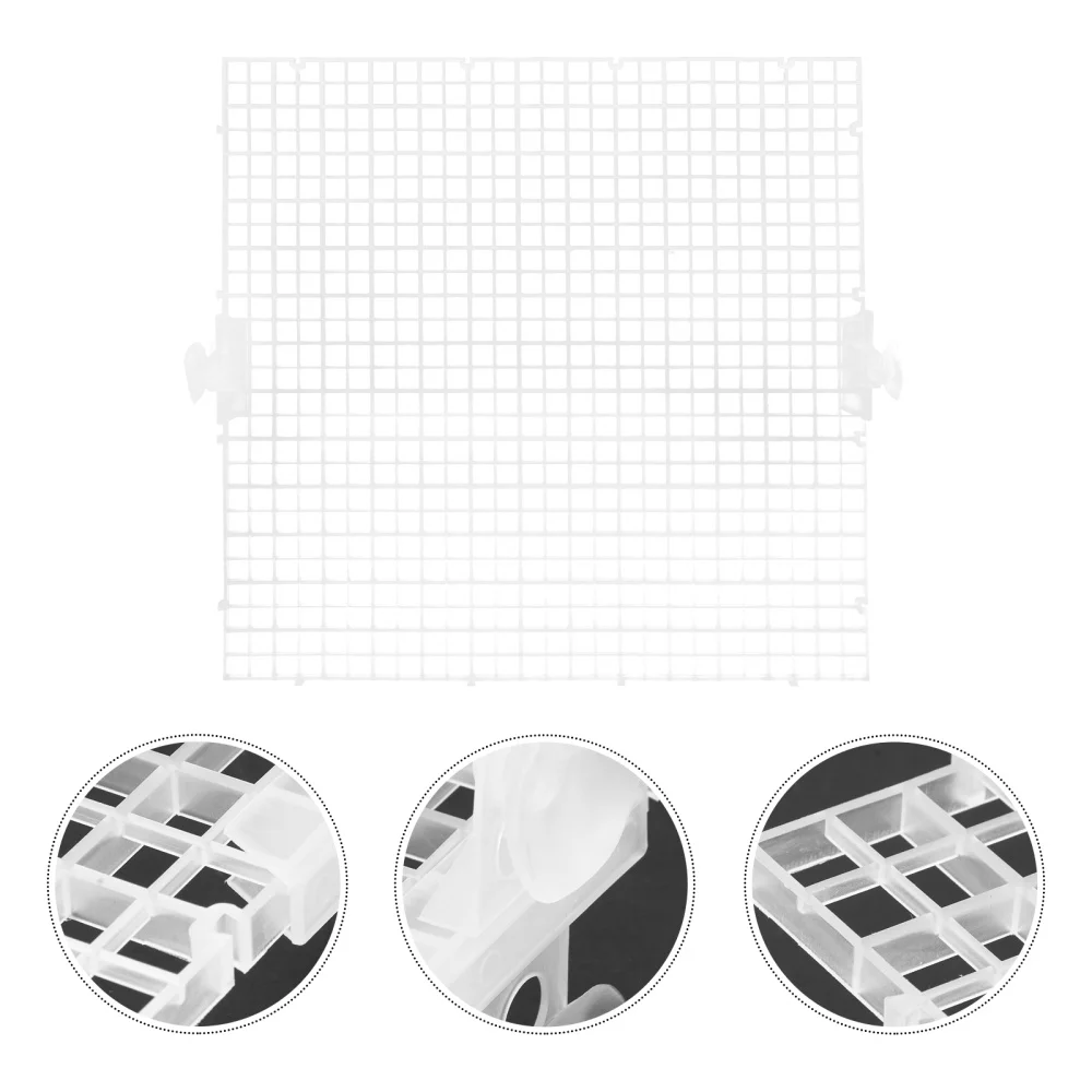 

8Pcs Fish Tank Segregation Board Aquarium Isolation Lattice Panel Transparent
