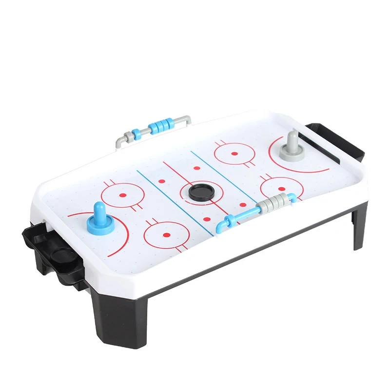 

Настольный воздушный хоккейный стол, мини-аркадная воздушная настольная игра для детей, подростков и взрослых на батарейках без батареи