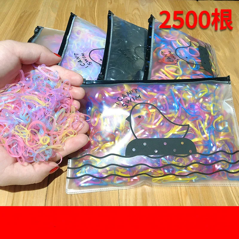 1000 шт./лот из мультфильма «Холодное сердце» ; маленькое кольцо одноразовый резиновый ремешок ТПУ тканью; прическа хвостик; ; резинка для волос, обтянутая тканью; Детские аксессуары для волос галстук Резинки