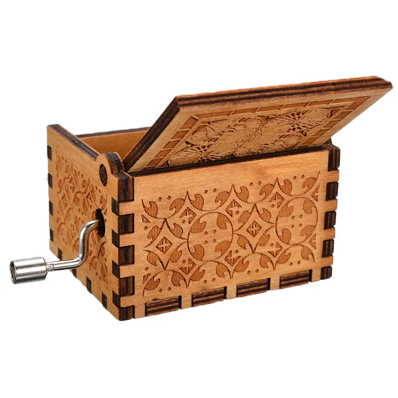 1 шт. Деревянная Классическая Музыкальная Коробка Подарочная шкатулка под