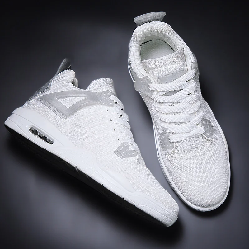 Кроссовки RUIFF мужские для баскетбола однотонные красные вязаные винтажные