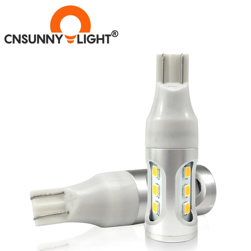 Автомобильная светодиодсветодиодный лампа заднего хода CNSUNNY светильник 16w T15 Canbus