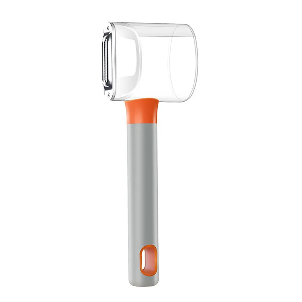 

Kitchen Vegetables Peeler With Container Veggie Peelers Non-Slip Handle Stainless Steel Sharp Blade For Orange Lemon Potato